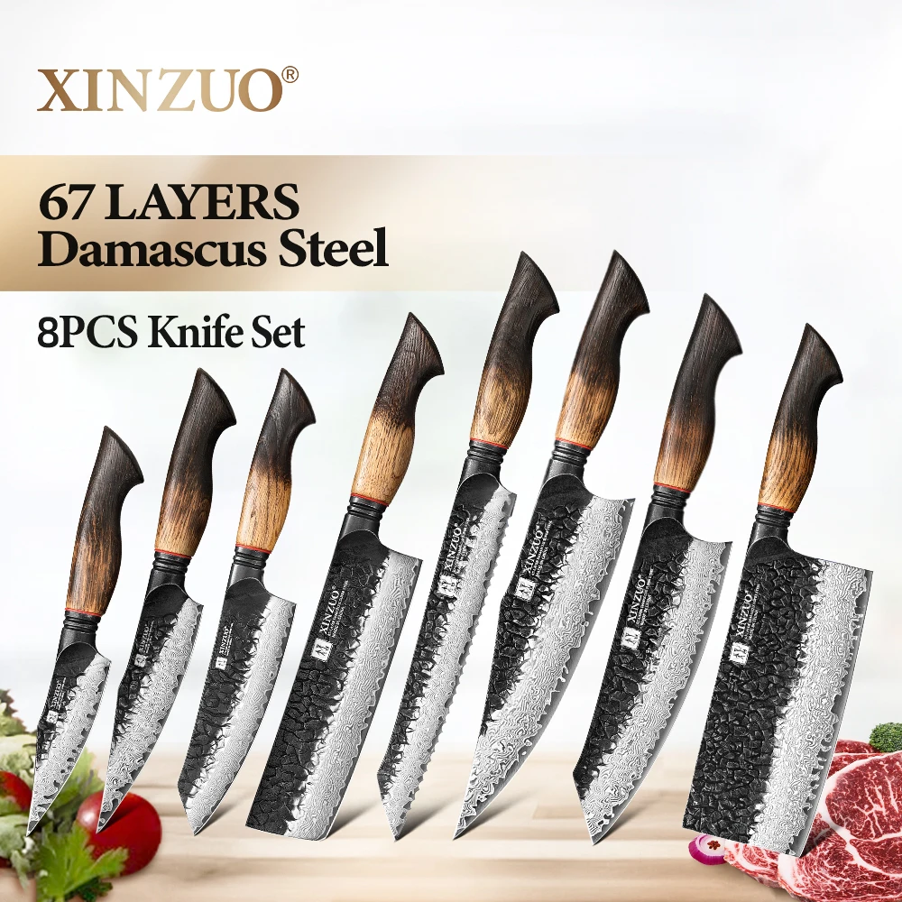 Eight-piece Kitchen Knife Set Eight-piece Kitchen Knife Set