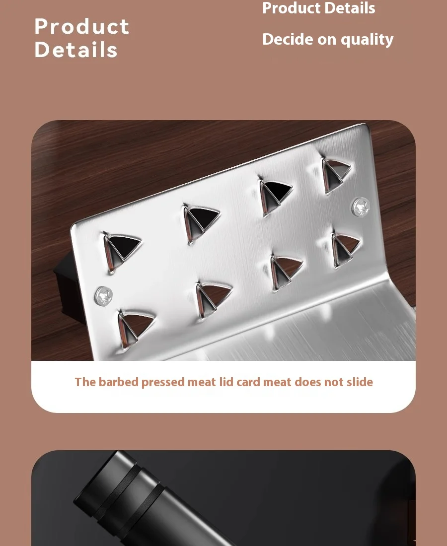 GIANXI Mutton Roll Slicer Machine Stainless Steel Meat Slicer Beef Thin Slice Frozen Meat Household Barbecue Hot Pot Cooking GIANXI Mutton Roll Slicer Machine Stainless Steel Meat Slicer Beef Thin Slice Frozen Meat Household Barbecue Hot Pot Cooking
