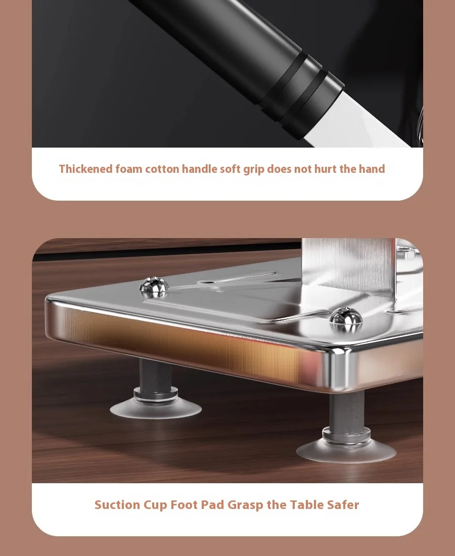 GIANXI Mutton Roll Slicer Machine Stainless Steel Meat Slicer Beef Thin Slice Frozen Meat Household Barbecue Hot Pot Cooking GIANXI Mutton Roll Slicer Machine Stainless Steel Meat Slicer Beef Thin Slice Frozen Meat Household Barbecue Hot Pot Cooking