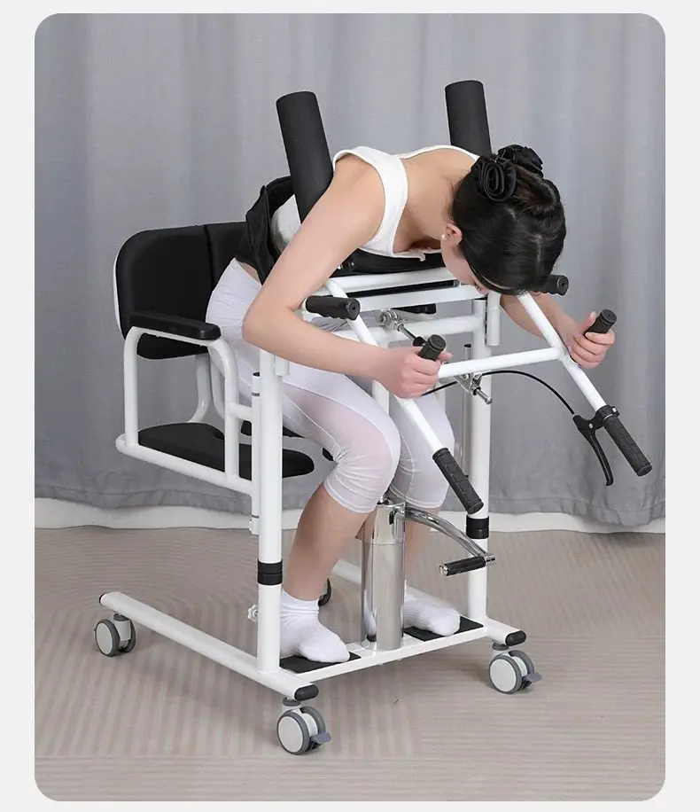 Household paralyzed patient bedridden electric lift toilet disabled care bath chair