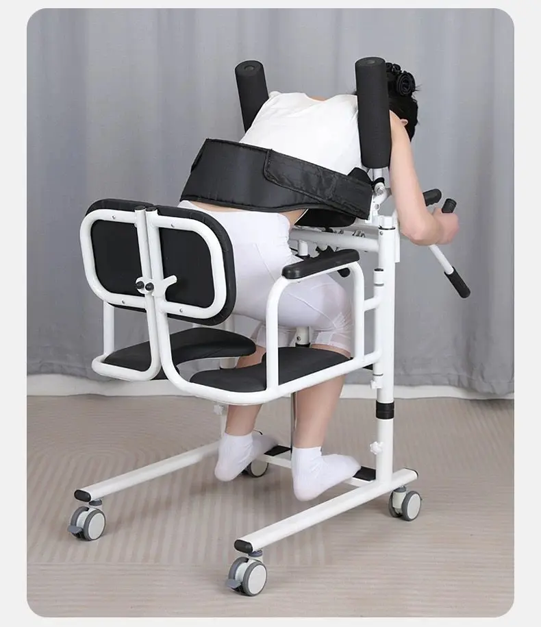 Household paralyzed patient bedridden electric lift toilet disabled care bath chair