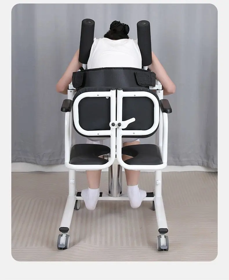 Household paralyzed patient bedridden electric lift toilet disabled care bath chair