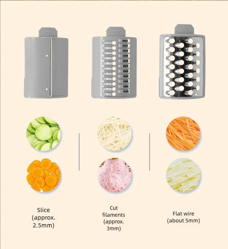 Multi-function Vegetable Cutter Household Kitchen Electric Vegetable Cutter Vegetable Slicer Shredder Automatic