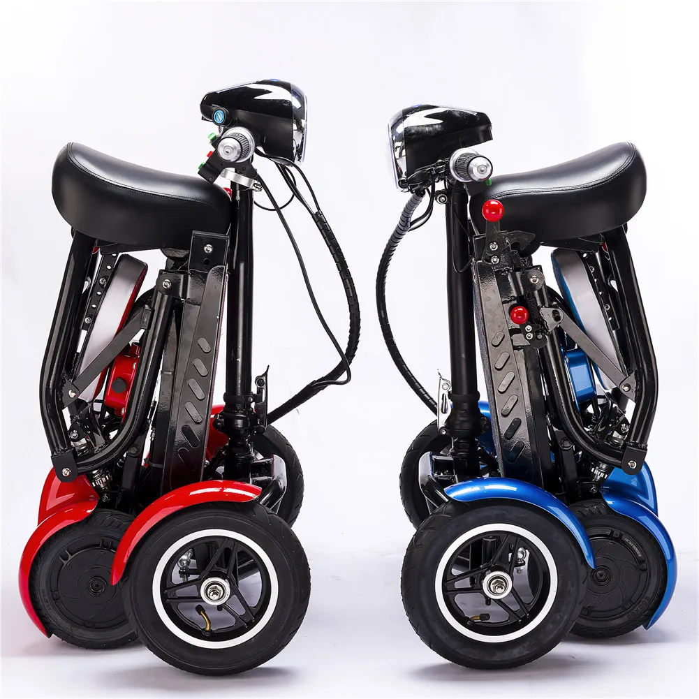 New handicapped Foldable Electric Scooter Adult Dual motor 4 Wheels Folding Electric Wheelchair Scooter For Elderly People New handicapped Foldable Electric Scooter Adult Dual motor 4 Wheels Folding Electric Wheelchair Scooter For Elderly People