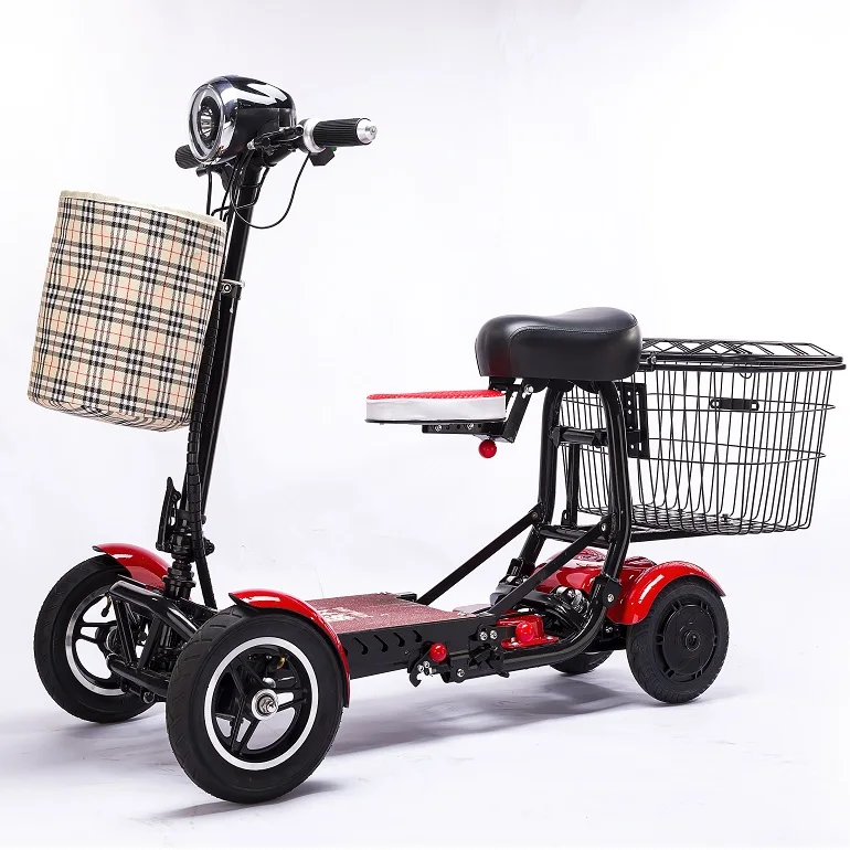 New handicapped Foldable Electric Scooter Adult Dual motor 4 Wheels Folding Electric Wheelchair Scooter For Elderly People New handicapped Foldable Electric Scooter Adult Dual motor 4 Wheels Folding Electric Wheelchair Scooter For Elderly People