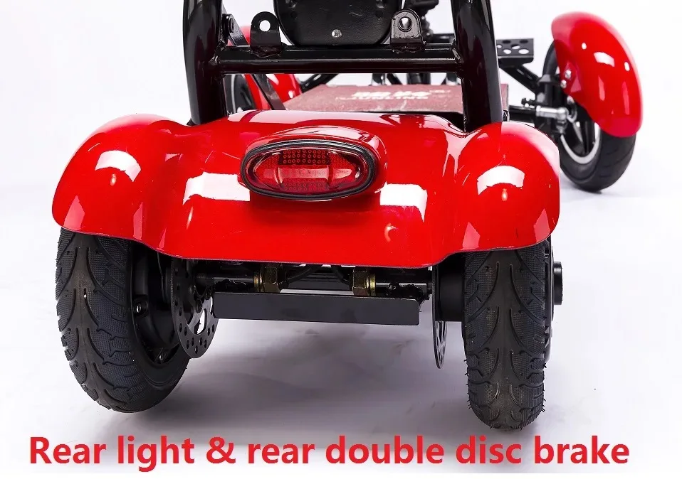 New handicapped Foldable Electric Scooter Adult Dual motor 4 Wheels Folding Electric Wheelchair Scooter For Elderly People New handicapped Foldable Electric Scooter Adult Dual motor 4 Wheels Folding Electric Wheelchair Scooter For Elderly People