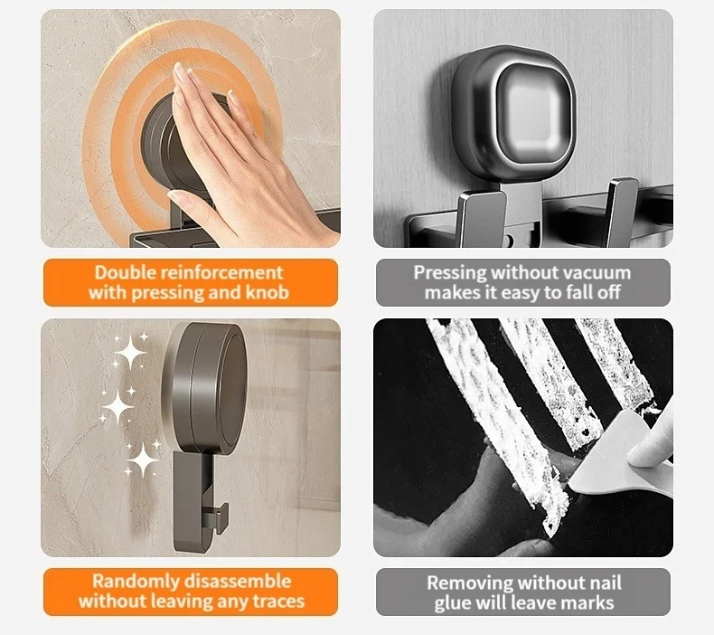 No Drill Suction Cup Suction Bathroom Rack Bathroom Shelf Toilet Space Aluminum Hanging Rack Bathroom Organizer Hang On The Wall No Drill Suction Cup Suction Bathroom Rack Bathroom Shelf Toilet Space Aluminum Hanging Rack Bathroom Organizer Hang On The Wall