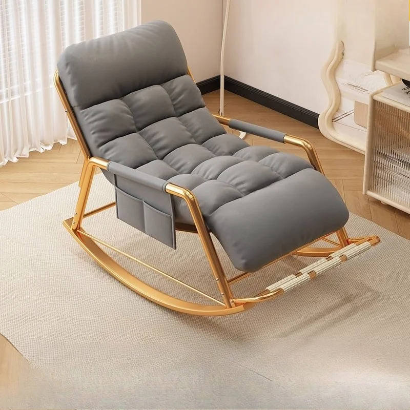 Recliner Rocking Chair Sitting and Sleeping Dual-purpose Lunch Break Chair Balcony Home Leisure Lazy Sofa Chair Ergonomic Recliner Rocking Chair Sitting and Sleeping Dual-purpose Lunch Break Chair Balcony Home Leisure Lazy Sofa Chair Ergonomic