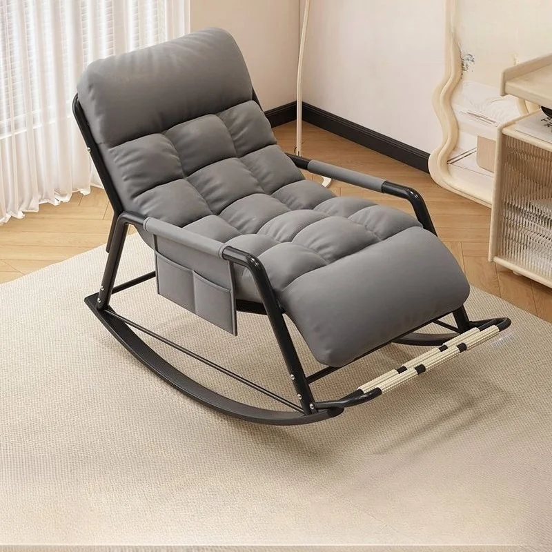 Recliner Rocking Chair Sitting and Sleeping Dual-purpose Lunch Break Chair Balcony Home Leisure Lazy Sofa Chair Ergonomic Recliner Rocking Chair Sitting and Sleeping Dual-purpose Lunch Break Chair Balcony Home Leisure Lazy Sofa Chair Ergonomic