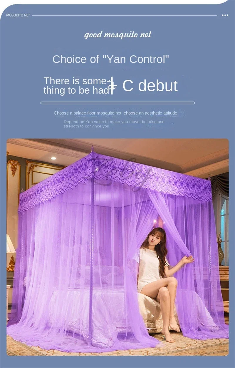 Romantic Lace Pleated Mosquito Net