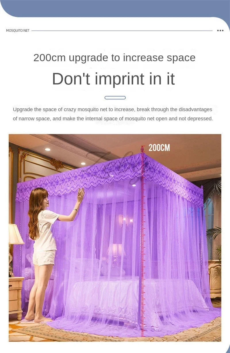 Romantic Lace Pleated Mosquito Net