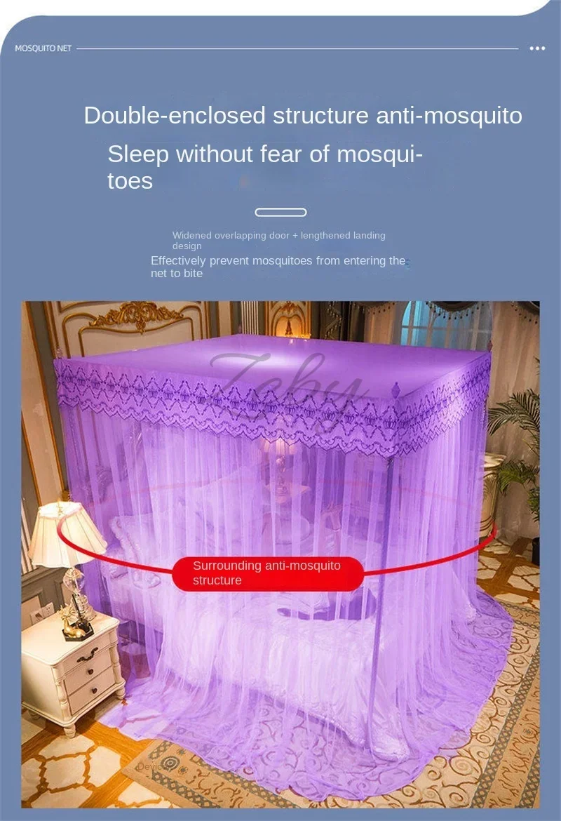 Romantic Lace Pleated Mosquito Net