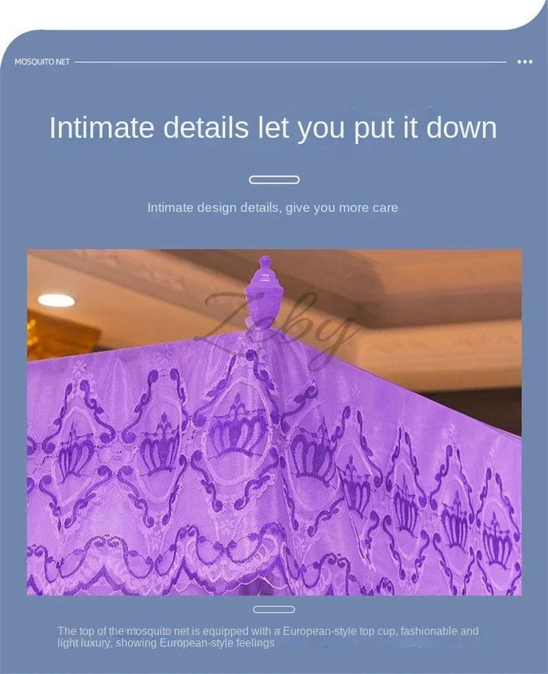 Romantic Lace Pleated Mosquito Net