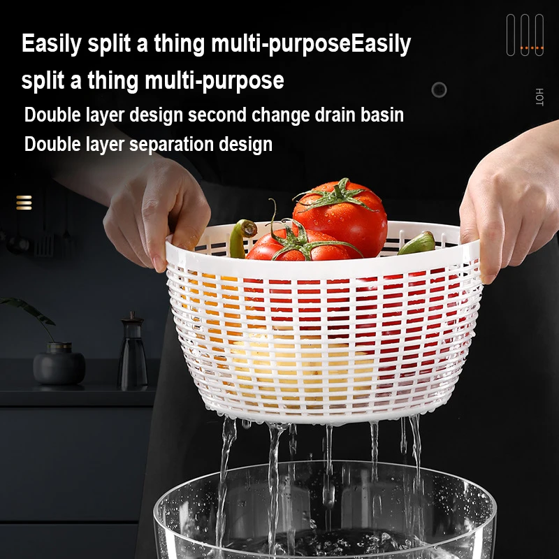 Salad Spinner Electric/Manual Vegetable Dehydrator Multifunction Food Fruit Dryer Quick Drying Drain Basket Kitchen Accessories Salad Spinner Electric/Manual Vegetable Dehydrator Multifunction Food Fruit Dryer Quick Drying Drain Basket Kitchen Accessories