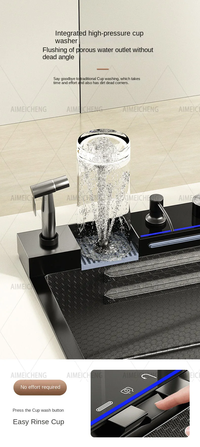 Stainless Steel Waterfall Kitchen Sink Stainless Steel Waterfall Kitchen Sink