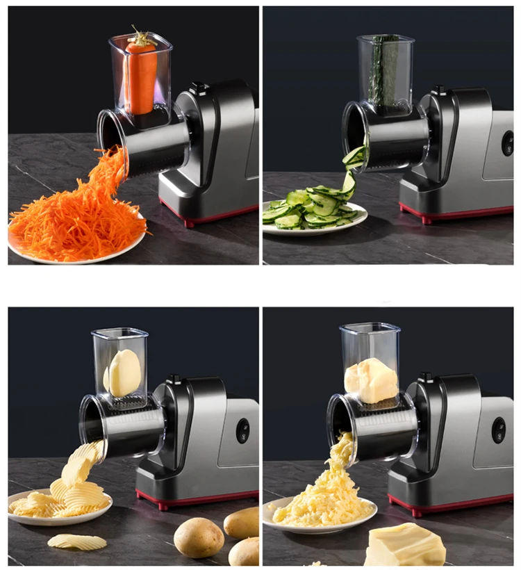 LMETJMA 250W 5 in 1 Electric Vegetable Slicer Shredder Automatic Salad Shooter Machine Cheese Grater Carrot Cabbage Cutter JT253 LMETJMA 250W 5 in 1 Electric Vegetable Slicer Shredder Automatic Salad Shooter Machine Cheese Grater Carrot Cabbage Cutter JT253