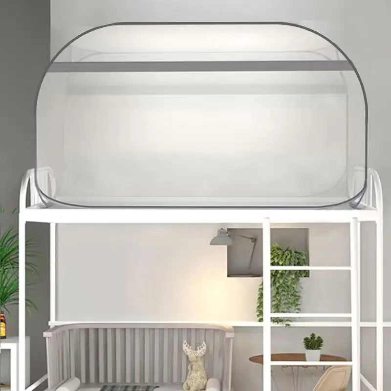 Simple Style Installation-free Yurt Mosquito Net Square Top Single Door Foldable Mosquito Net Summer Home General Mosquito Net Simple Style Installation-free Yurt Mosquito Net Square Top Single Door Foldable Mosquito Net Summer Home General Mosquito Net