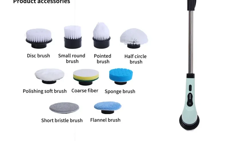 Cordless Spin Scrubber Electric Multipurpose Cleaning Brush for Kitchen Bathroom Toilet - Household Hair Brushes And Mops Cordless Spin Scrubber Electric Multipurpose Cleaning Brush for Kitchen Bathroom Toilet - Household Hair Brushes And Mops