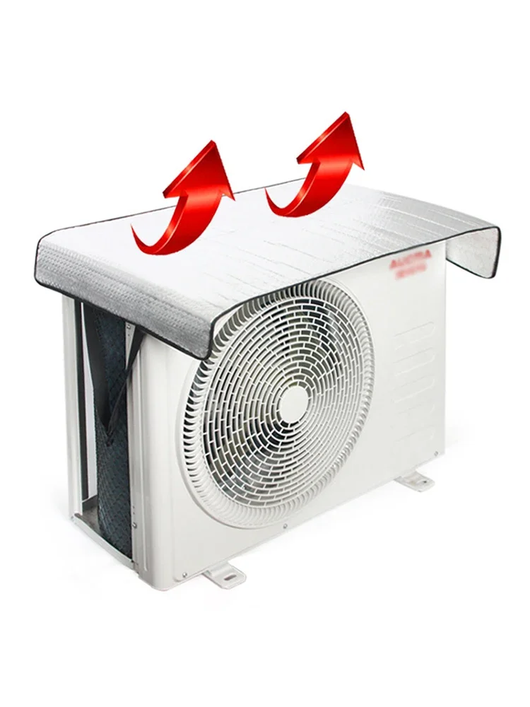 Outdoor Rainproof Air Conditioning Cover Air Conditioner Waterproof Dust Cover Washing Anti-Dust Anti-Snow Cleaning Bag 100*50cm