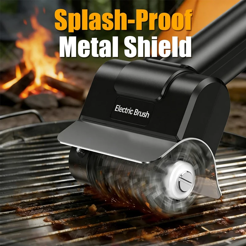 Electric Bbq Brush Bbq Grill Cleaning Tool Brush Multi Functional Lithium Battery Bbq Cleaning Brush 2000mah Battery Life Electric Bbq Brush Bbq Grill Cleaning Tool Brush Multi Functional Lithium Battery Bbq Cleaning Brush 2000mah Battery Life 