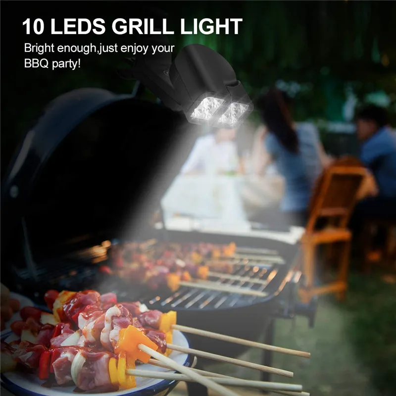 Double Head Grill Lights Heat Resistant Double Head Grill Lights Heat Resistant