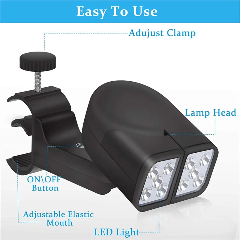 Double Head Grill Lights Heat Resistant Double Head Grill Lights Heat Resistant