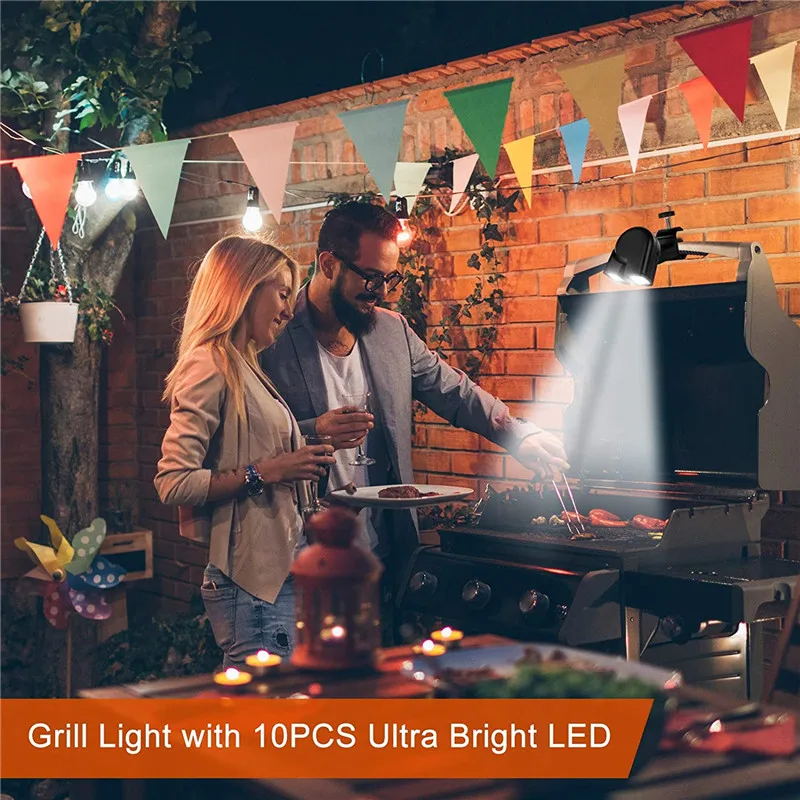 Double Head Grill Lights Heat Resistant Double Head Grill Lights Heat Resistant