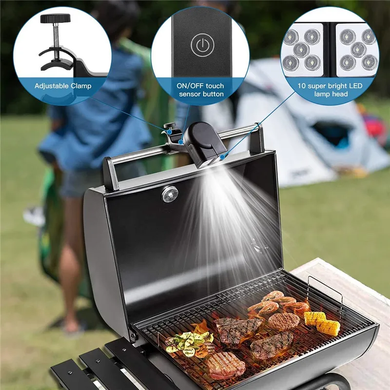 Double Head Grill Lights Heat Resistant Double Head Grill Lights Heat Resistant