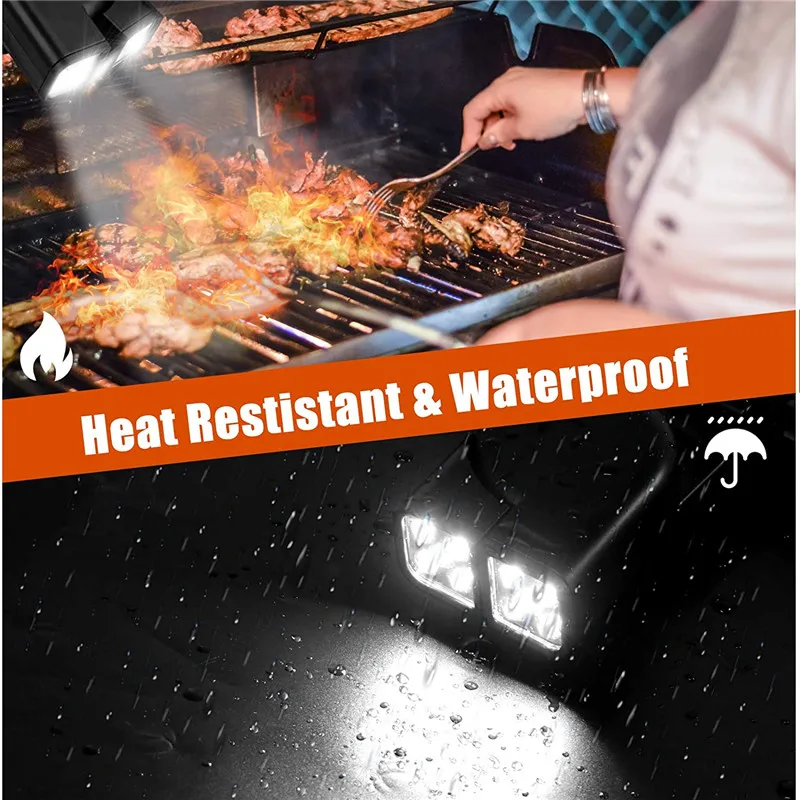 Double Head Grill Lights Heat Resistant Double Head Grill Lights Heat Resistant