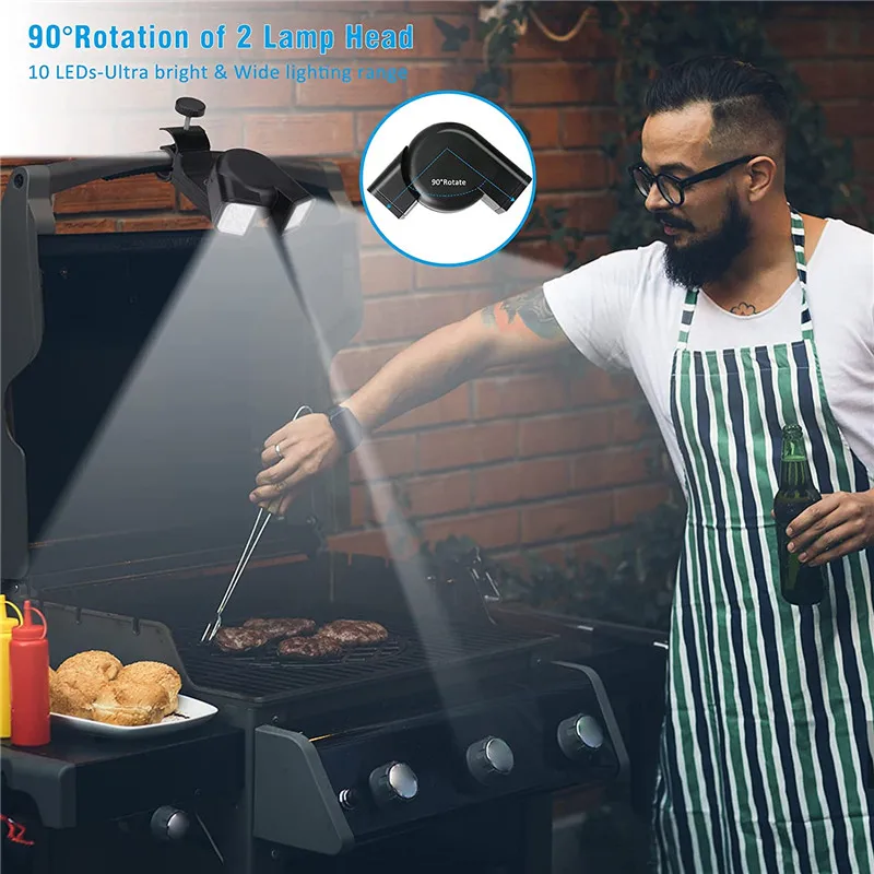Double Head Grill Lights Heat Resistant KITCHEN & DINNING Double Head Grill Lights Heat Resistant KITCHEN & DINNING