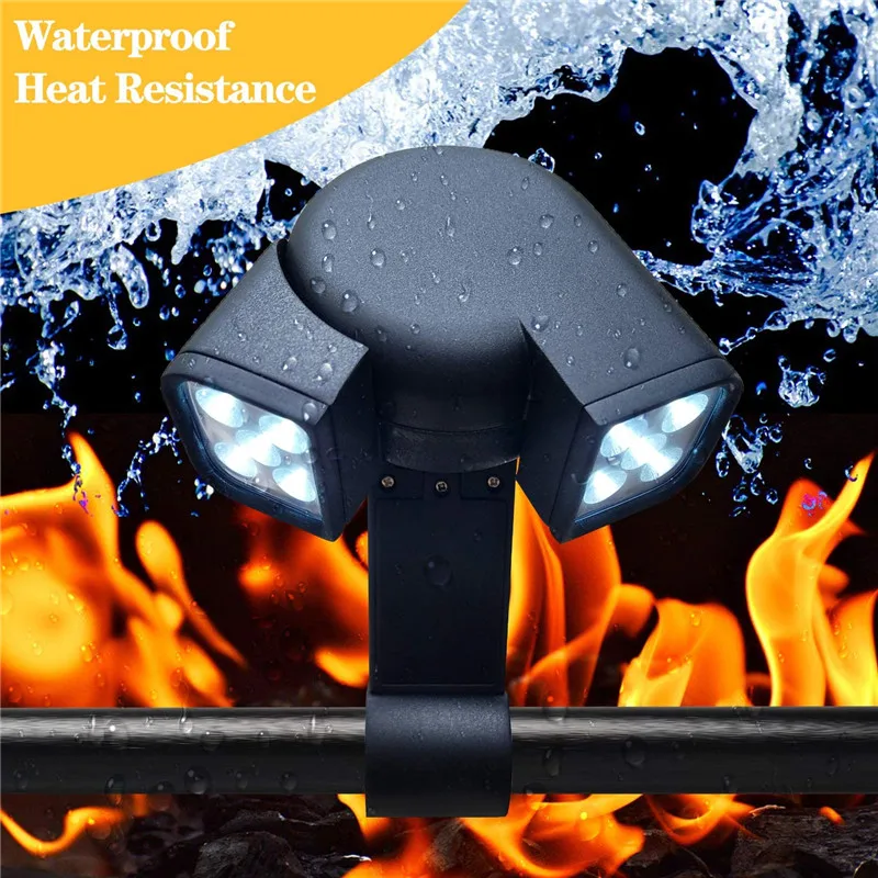 Double Head Grill Lights Heat Resistant Double Head Grill Lights Heat Resistant