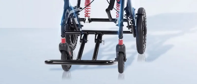 Wheelchair Light Folding Old Man