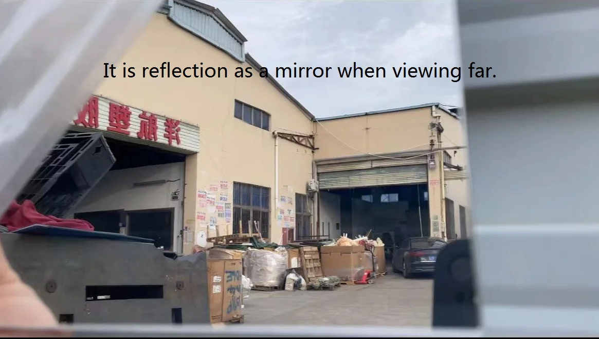 300x400x3MM Double Sides Mirror Acrylic (PMMA) Two-Way/See-through Infinity/Illusion/Smart/Surveillance Mirror