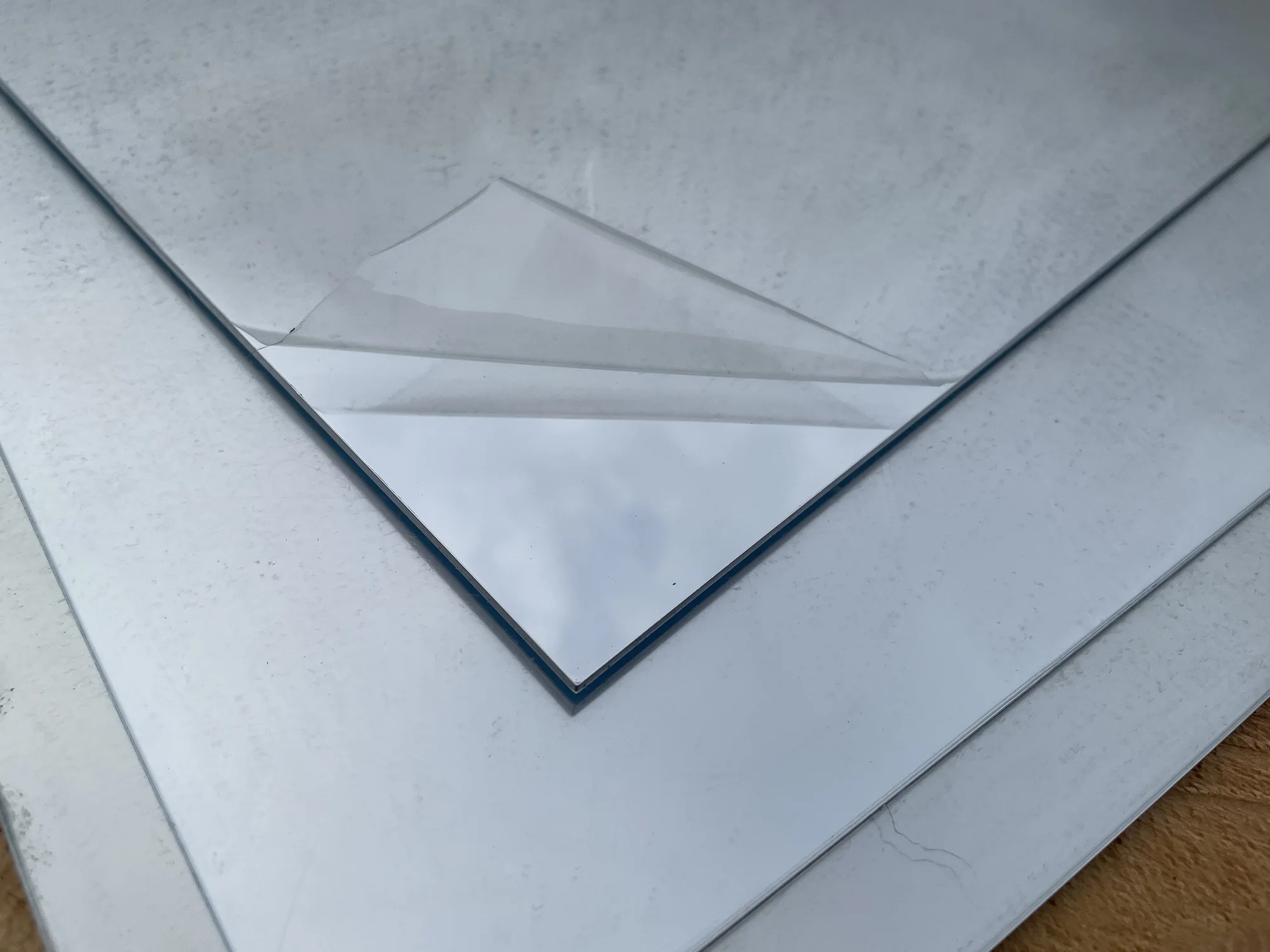 300x400x3MM Double Sides Mirror Acrylic (PMMA) Two-Way/See-through Infinity/Illusion/Smart/Surveillance Mirror