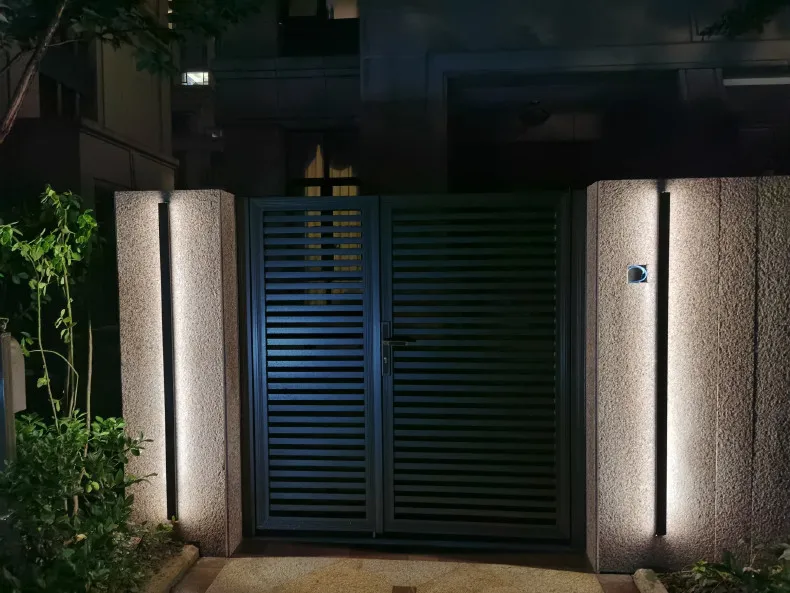 Outdoor waterproof wall lamp LED  strip background wall lamp stair garden lamp living room bedroom bedside ip65 wall lights