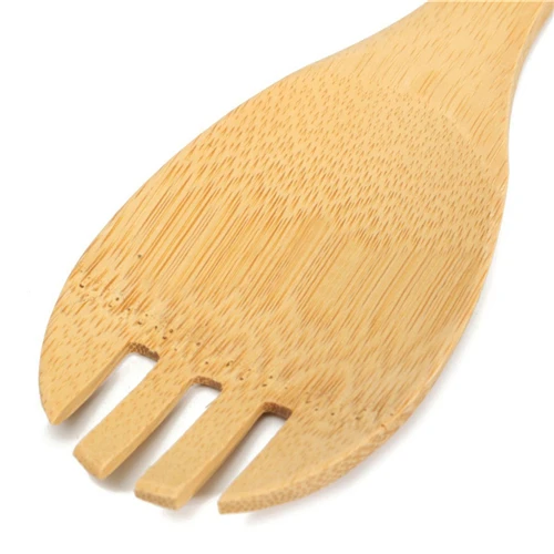 6 Pieces Bamboo Spoon Spatula Kitchen Utensil Wooden Cooking Tool Mixing Set 6 Pieces Bamboo Spoon Spatula Kitchen Utensil Wooden Cooking Tool Mixing Set