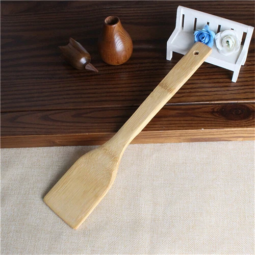 6 Pieces Bamboo Spoon Spatula Kitchen Utensil Wooden Cooking Tool Mixing Set 6 Pieces Bamboo Spoon Spatula Kitchen Utensil Wooden Cooking Tool Mixing Set