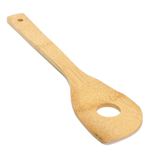 6 Pieces Bamboo Spoon Spatula Kitchen Utensil Wooden Cooking Tool Mixing Set 6 Pieces Bamboo Spoon Spatula Kitchen Utensil Wooden Cooking Tool Mixing Set