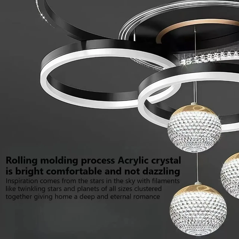 Modern Luxury LED Ceiling Chandeliers Lamps Design Creative Suspension Pendant Lights Home Decor Items Living Room Bedroom Villa Modern Luxury LED Ceiling Chandeliers Lamps Design Creative Suspension Pendant Lights Home Decor Items Living Room Bedroom Villa