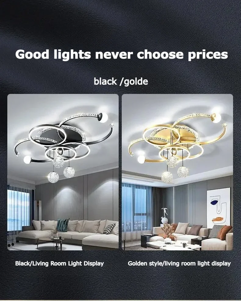 Modern Luxury LED Ceiling Chandeliers Lamps Design Creative Suspension Pendant Lights Home Decor Items Living Room Bedroom Villa Modern Luxury LED Ceiling Chandeliers Lamps Design Creative Suspension Pendant Lights Home Decor Items Living Room Bedroom Villa