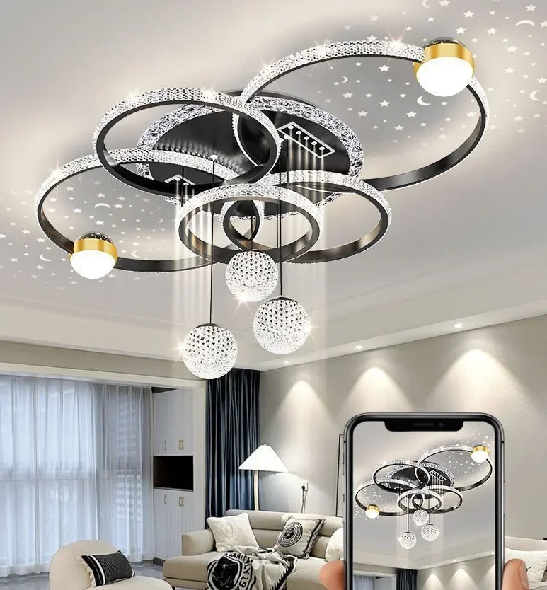 Modern Luxury LED Ceiling Chandeliers Lamps Design Creative Suspension Pendant Lights Home Decor Items Living Room Bedroom Villa Modern Luxury LED Ceiling Chandeliers Lamps Design Creative Suspension Pendant Lights Home Decor Items Living Room Bedroom Villa