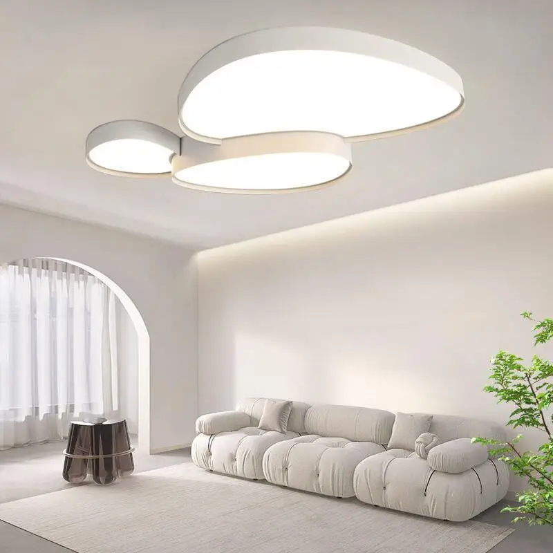 Modern Simple LED Ceiling Lamp Remote Control Black White Light Home Creative Indoor Lighting Bedroom Living Dining Room Fixture Modern Simple LED Ceiling Lamp Remote Control Black White Light Home Creative Indoor Lighting Bedroom Living Dining Room Fixture