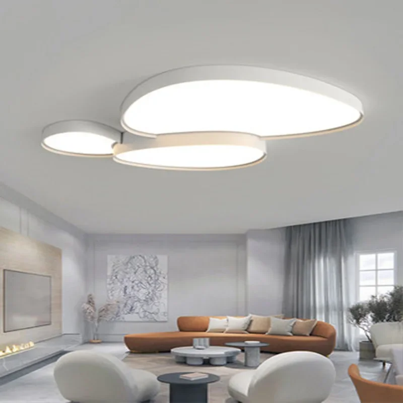 Modern Simple LED Ceiling Lamp Remote Control Black White Light Home Creative Indoor Lighting Bedroom Living Dining Room Fixture Modern Simple LED Ceiling Lamp Remote Control Black White Light Home Creative Indoor Lighting Bedroom Living Dining Room Fixture