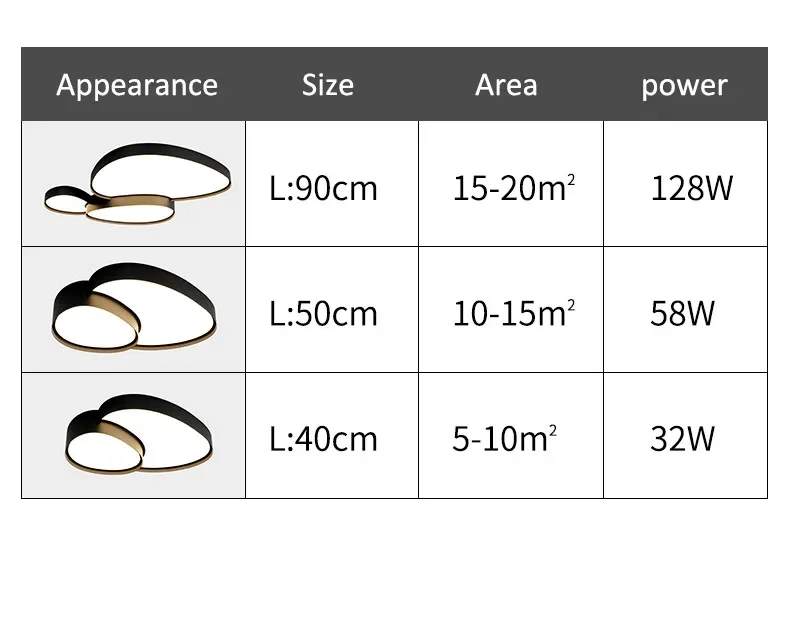Modern Simple LED Ceiling Lamp Remote Control Black White Light Home Creative Indoor Lighting Bedroom Living Dining Room Fixture