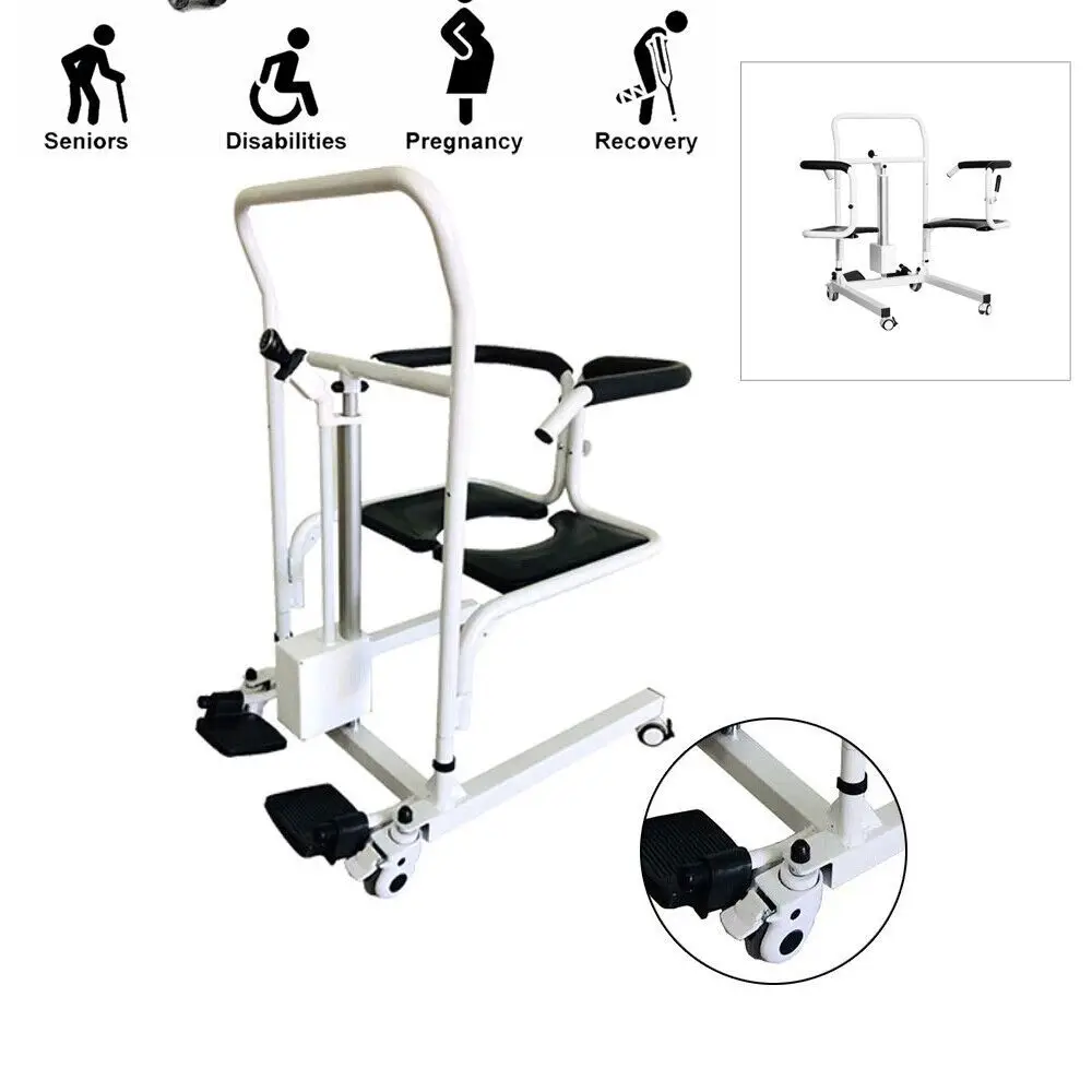 Waterproof Multi-function Safety Home Care Toilet Bathing Chair Elderly Supplies Mobility Patient Lift Electric Transfer Chair