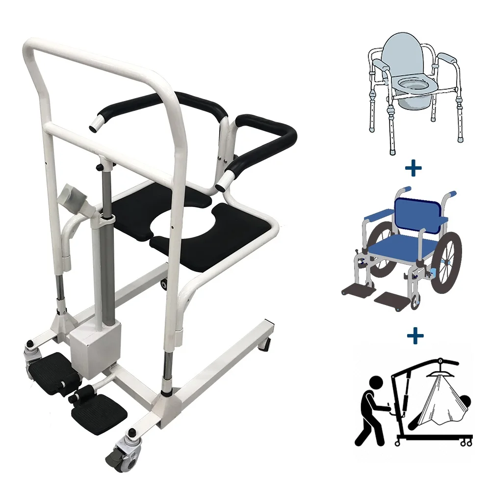 Waterproof Multi-function Safety Home Care Toilet Bathing Chair Elderly Supplies Mobility Patient Lift Electric Transfer Chair