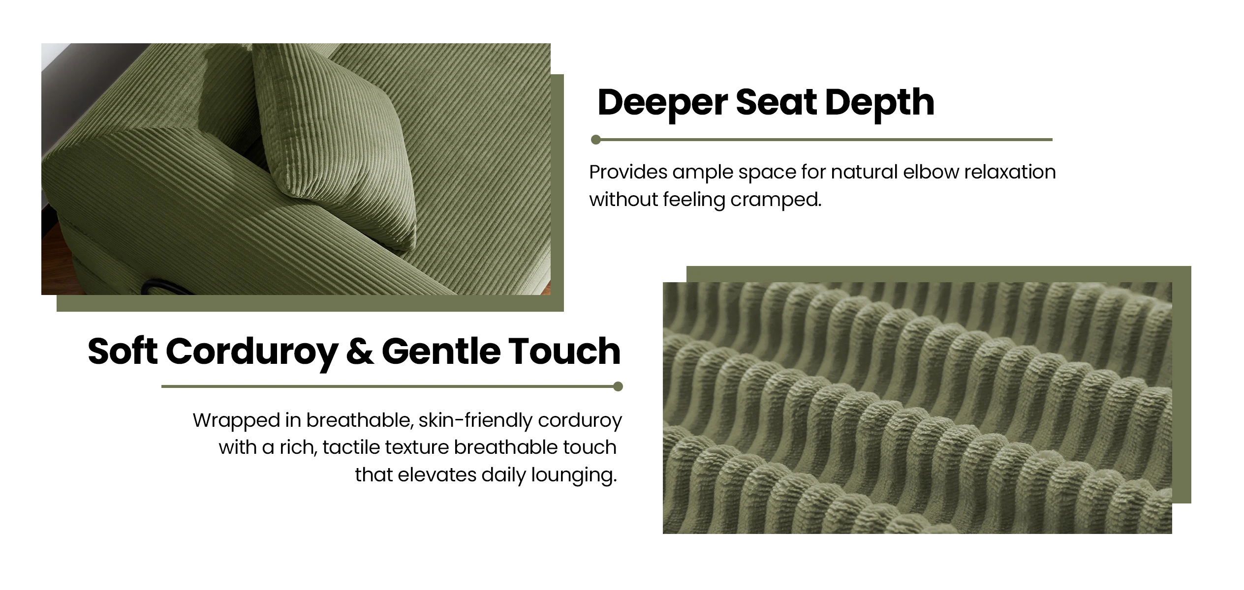 79&rsquo;&rsquo; Folding Convertible Sofa Bed Corduroy Upholstered Boneless Couch, Loveseat Sleeper Floor Sofa for Living Room Bedroom