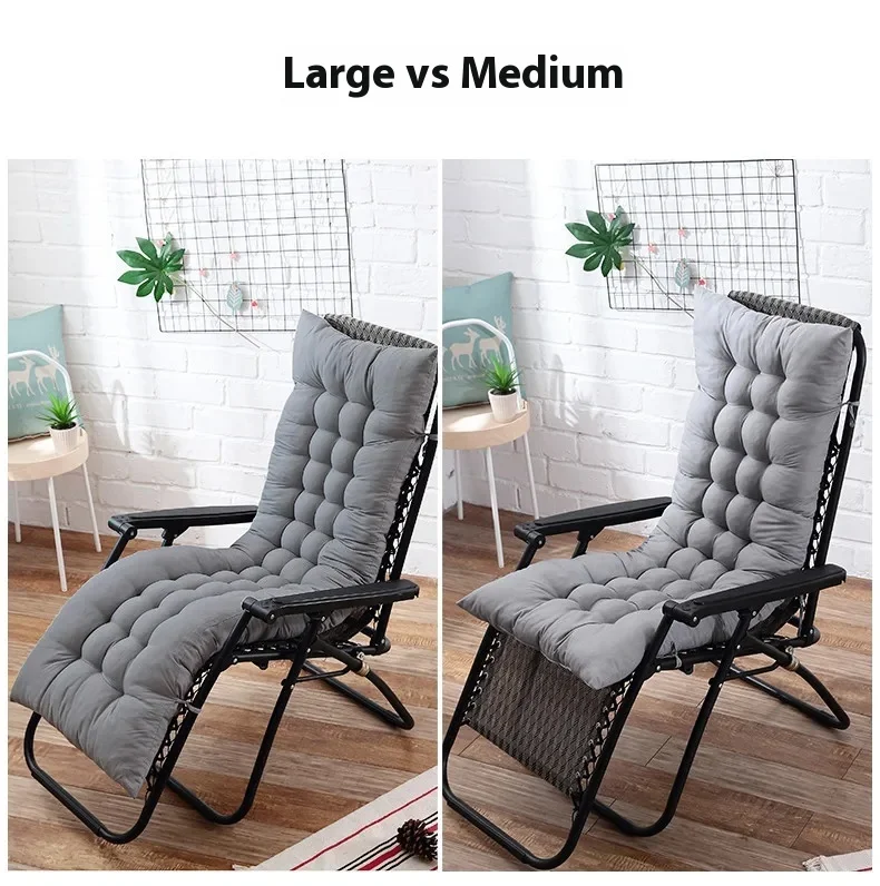Recliner Soft Cushion Thickened Cotton Rocking Chair Bench Cushion Office Chair Tatami Cushion for Outdoor Camping
