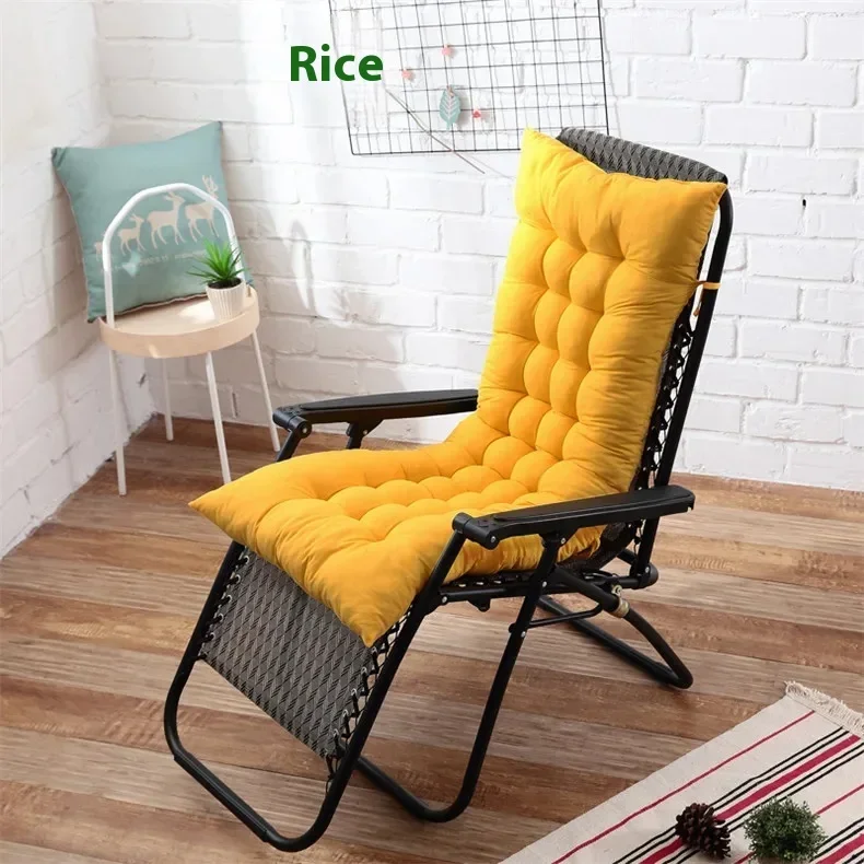 Recliner Soft Cushion Thickened Cotton Rocking Chair Bench Cushion Office Chair Tatami Cushion for Outdoor Camping