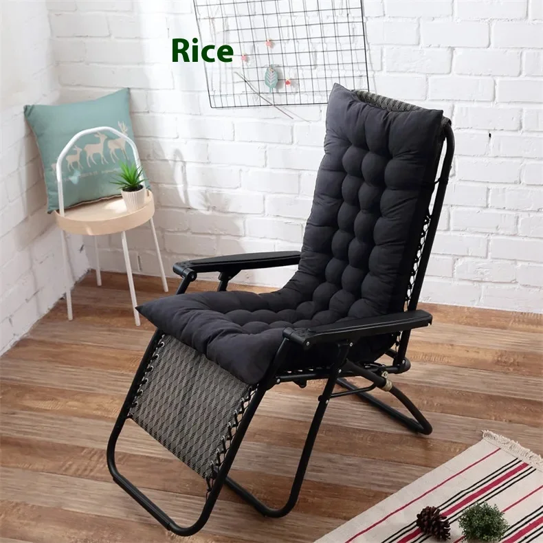 Recliner Soft Cushion Thickened Cotton Rocking Chair Bench Cushion Office Chair Tatami Cushion for Outdoor Camping